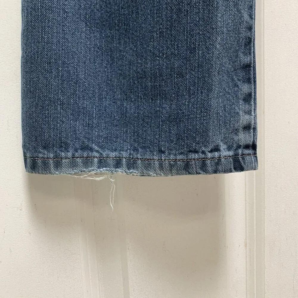 Premium Wrangler Denim Blue Jeans men's 9650wtr Size 36x32 Regular Fit